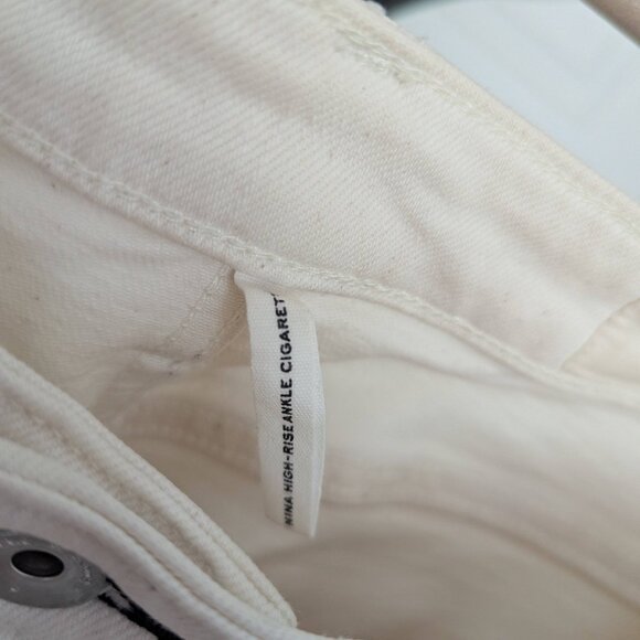 Rang and Bone off-white size 30 jeans Nina high rise - Picture 12 of 15